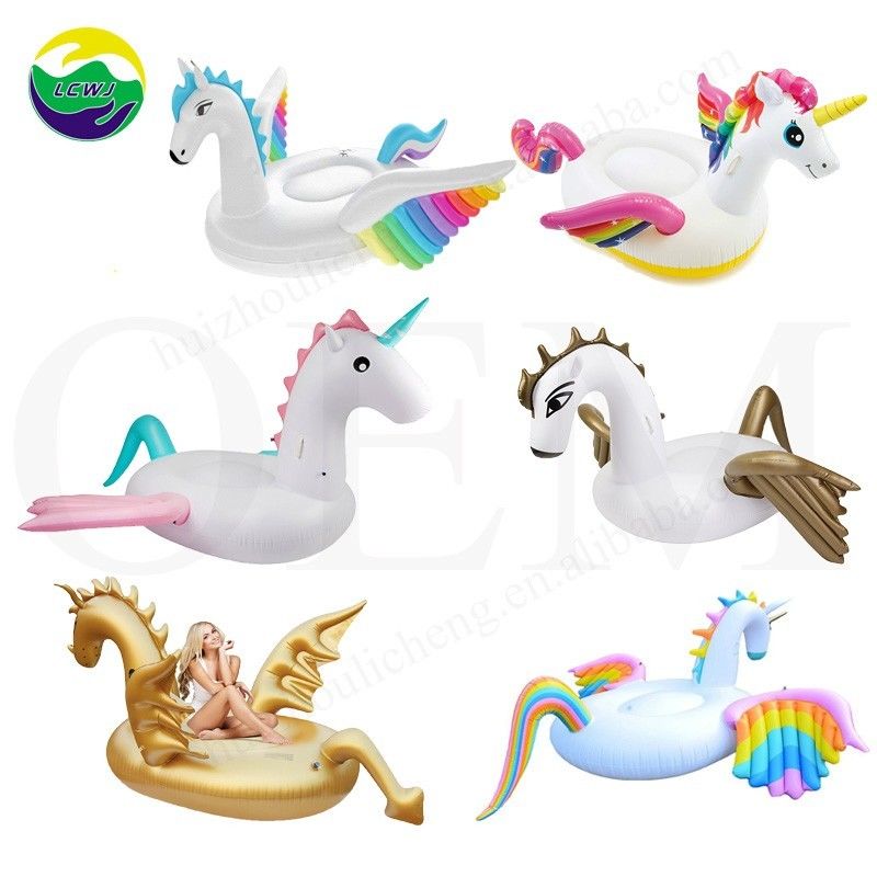 Float de piscine pour adultes en plastique en PVC de 250 cm Unicorn Float de piscine