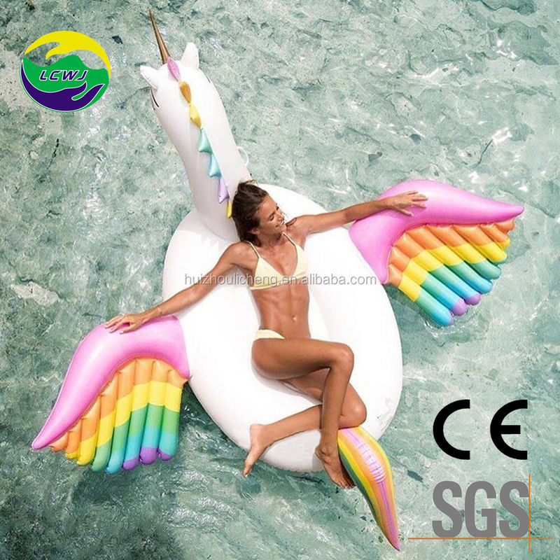 Float de piscine pour adultes en plastique en PVC de 250 cm Unicorn Float de piscine