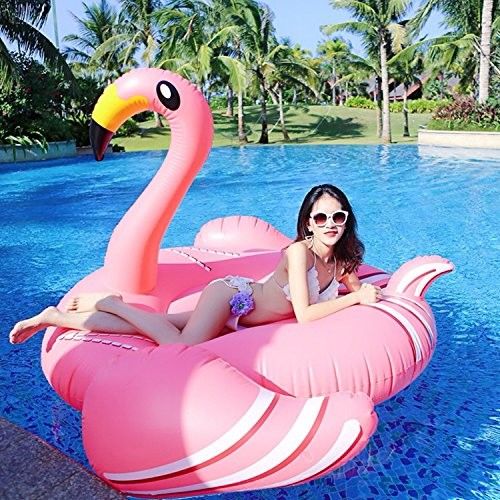 Géant 6 personnes adulte piscine flottante gonflable Famingo jouet radeau d'eau piscine salon flottant