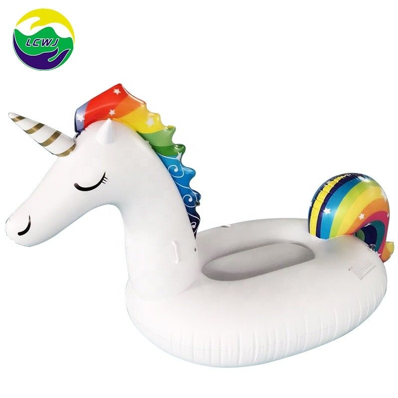 Vente directe en usine de Chine Lac eau gros bonbons gonflables Unicorn plage flotteur