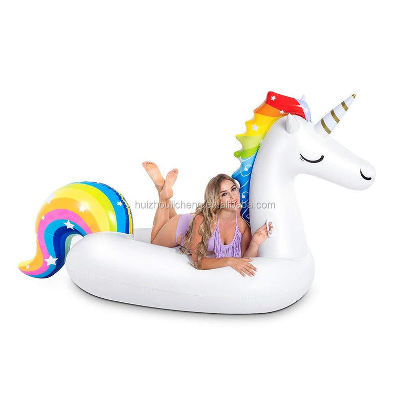 Vente directe en usine de Chine Lac eau gros bonbons gonflables Unicorn plage flotteur