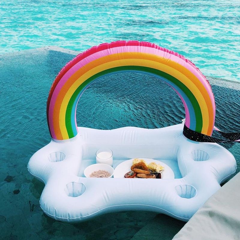 0.54kgs Piscine en forme de nuage Piscine flottante Piscine flottante pour la piscine