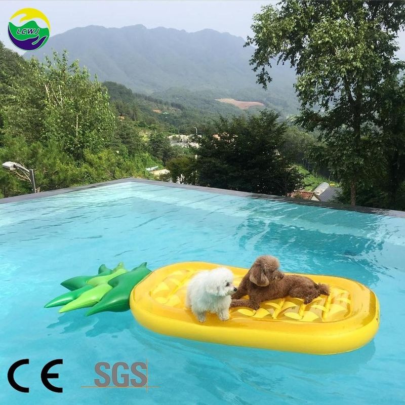 LC usine meilleur prix PVC gonflable flotteur piscine flotteur ananas jouets d'eau pour adultes