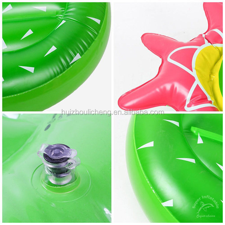 Famille amusante Cactus piscine flottante non phtalate PVC Fête d'été flottante pour le lac