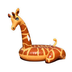 Piscine gonflable avec anneau de natation Giraffe 0,32 mm Décoration flottante Piscine gonflable géante