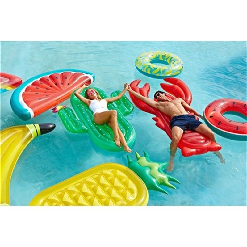 Enfants Cactus piscine gonflable flottant vert salon de radeau extérieur pour adultes fête d'été