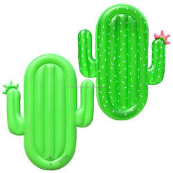 Enfants Cactus piscine gonflable flottant vert salon de radeau extérieur pour adultes fête d'été