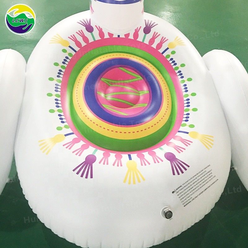Décoration extérieure de vacances Jouets de piscine gonflable île flottante