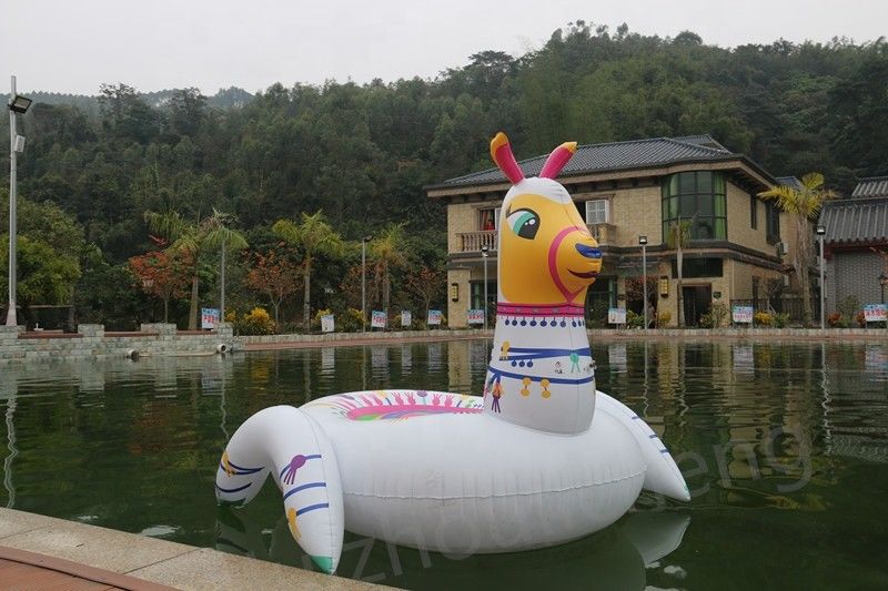 Adultes réalistes Alpaca piscine gonflable flottant Llama piscine jeux pour la fête