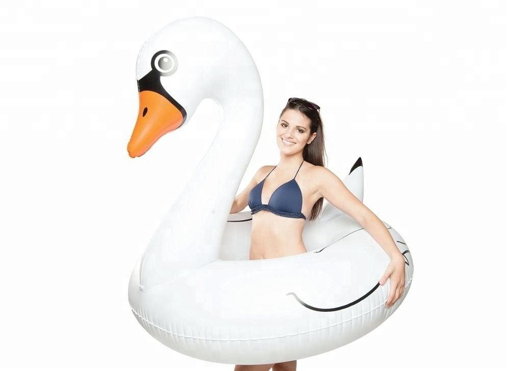 Cygne flottant anneau gonflable de natation 100 à 500 kg Tubes de natation pour adultes enfants