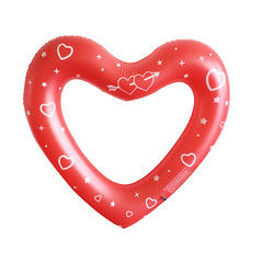 1.5M Float d'eau pour enfants anneau gonflable amour cœur piscine float pour adulte