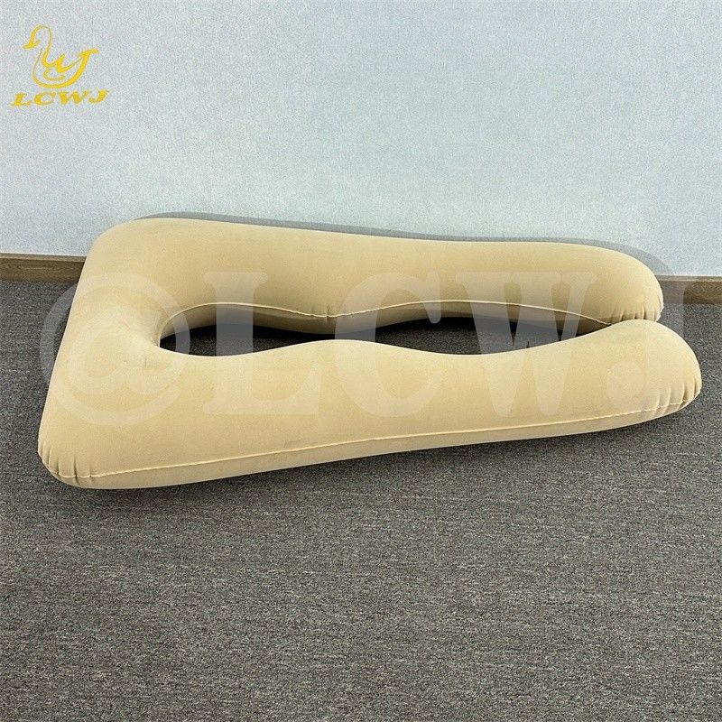 Coussins gonflables de grossesse en PVC en forme de U en forme de corps entier