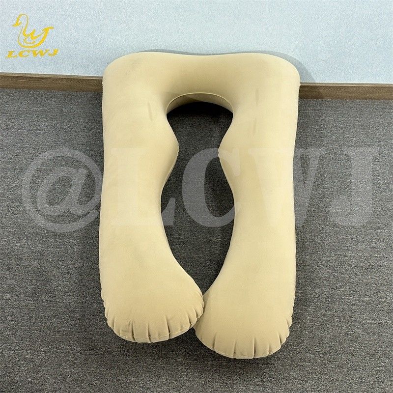 Coussins gonflables de grossesse en PVC en forme de U en forme de corps entier