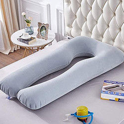 Coussins gonflables de grossesse en PVC en forme de U en forme de corps entier