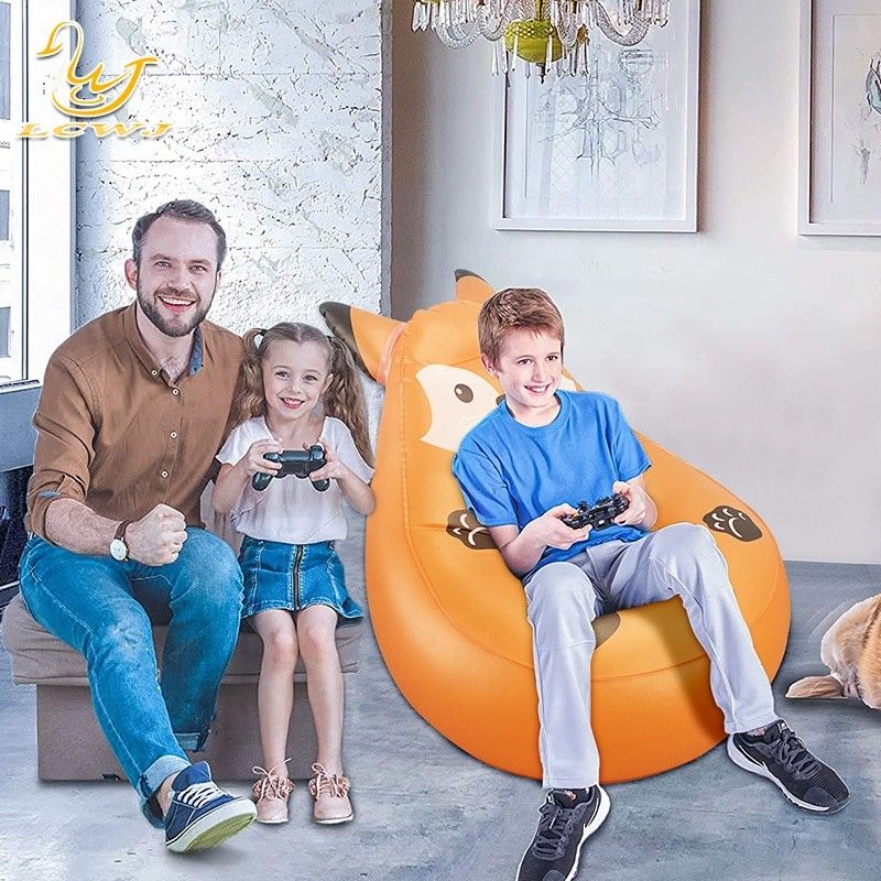 Chaise de camping en forme de renard panda douce pour enfants