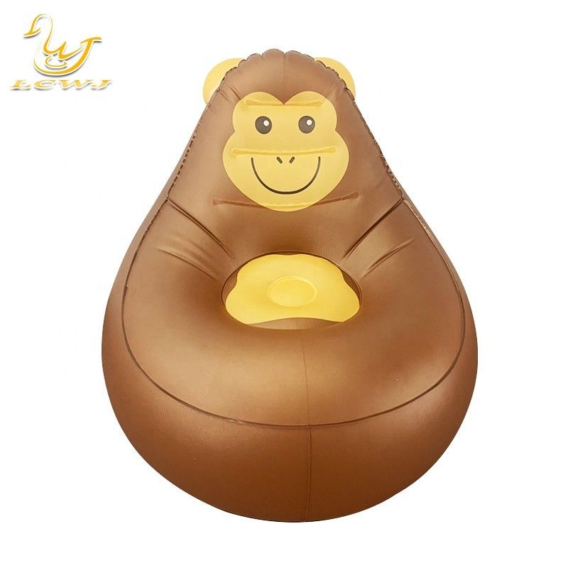 Meubles gonflables en PVC 85 x 70 x 60 cm canapé inclinable paresseux avec lumière LED