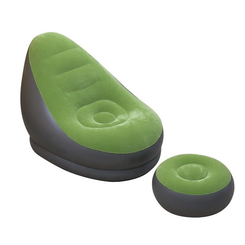 Couchette à air en PVC en flocons Lit 110 cm Couchette gonflable à l'extérieur