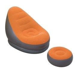 Couchette à air en PVC en flocons Lit 110 cm Couchette gonflable à l'extérieur