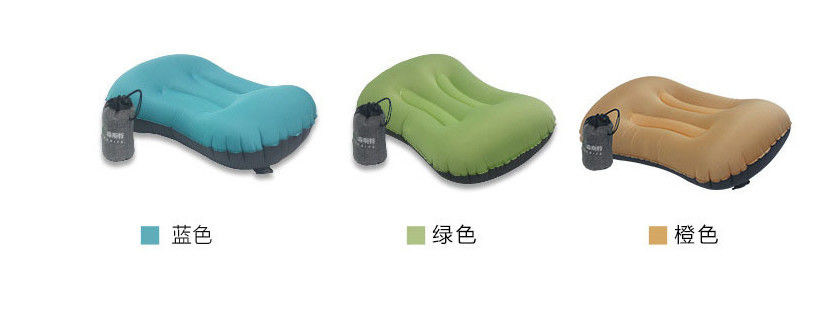 47cm TPU meubles gonflables pour l'extérieur Bouffée vers le haut oreiller de voyage pour le cou