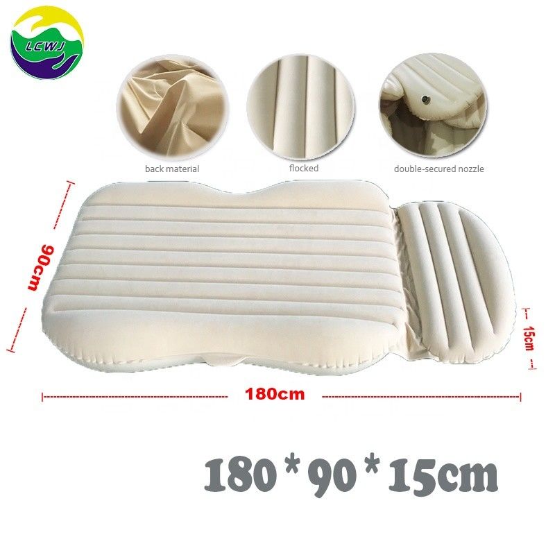 Voyage confortable Meubles gonflables Remplaçable Camping voiture Air Mattress 180 X 90 X 15cm