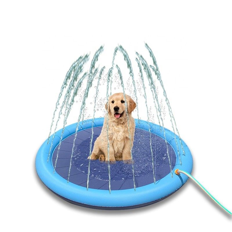 LC éclaboussure d'eau pour chiens éclaboussure de douche pour animaux de compagnie PVC jouets pour animaux de compagnie éclaboussure pour chien
