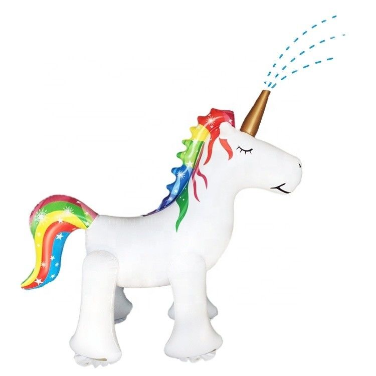 Jouets gonflables géants en forme de licorne