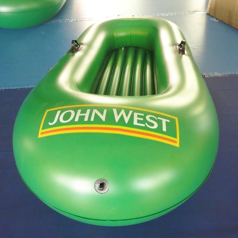 190 x 110 cm radeau gonflable PVC bateau à rames bateau aérien pour la pêche sport à la dérive