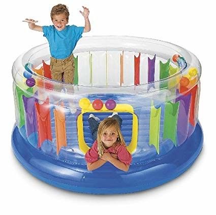 Colorié Enfant de 3 ans Jouet gonflable à l' extérieur Bouncer de château gonflable 69 pouces Jump O Lene Kids Ball