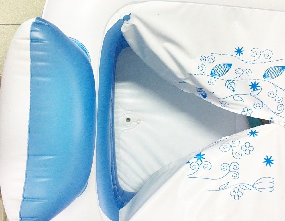 Plastique soufflé à chaud piscine pliable pour adultes baignoire en plastique pour adultes