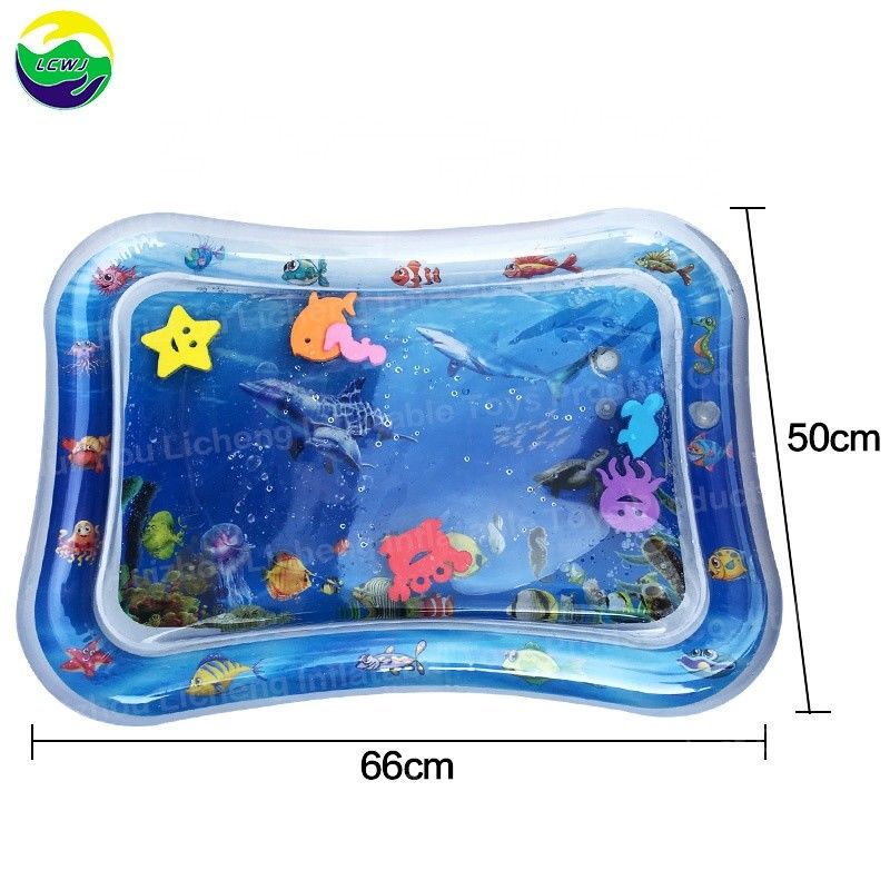 66 X 50 cm Jouet à eau pour nourrissons Odm 3 à 12 mois Tissu gonflable pour bébé