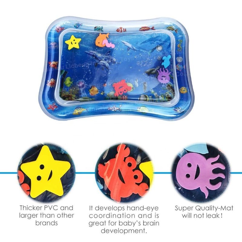 66 X 50 cm Jouet à eau pour nourrissons Odm 3 à 12 mois Tissu gonflable pour bébé