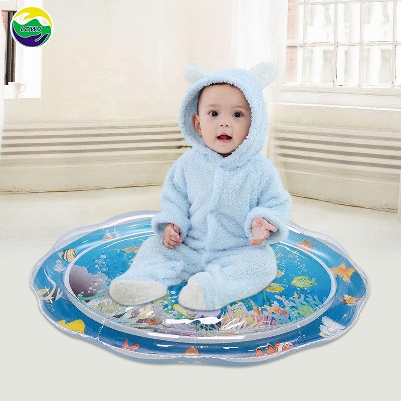 Mat de jeu en eau en PVC pour nourrissons Mat gonflable pour nourrissons