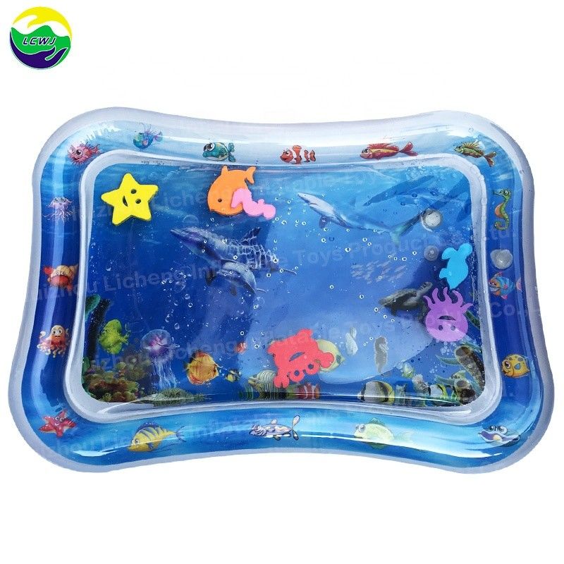 Mat de jeu en eau en PVC pour nourrissons Mat gonflable pour nourrissons