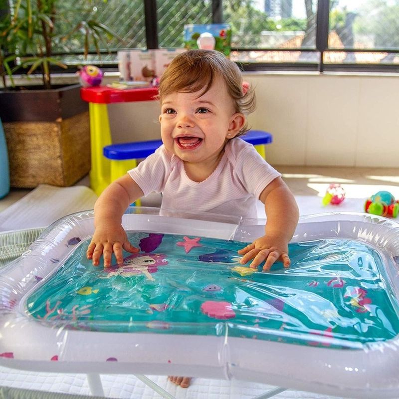 Temps de ventre 66 x 50 cm Jouets de piscine pour bébés Unisexe pour bébés Tapis gonflable pour jeux d'eau