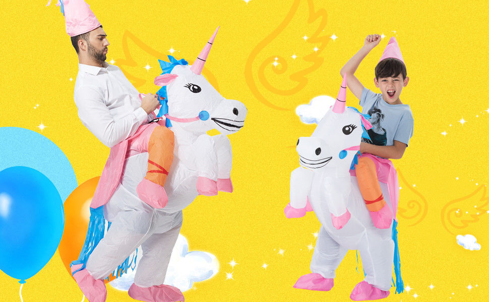 Adultes Enfants Jouets gonflables en plastique Costumes pour Noël