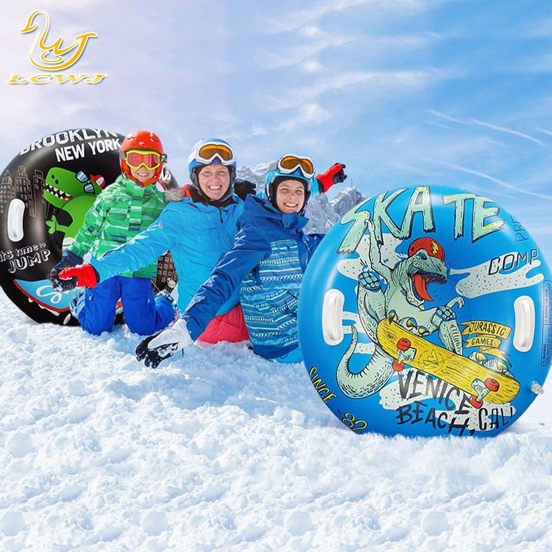 Unicorn Donut Dinosaur Sled Blow Up Sport Lourd Travail Sled Tube de neige
