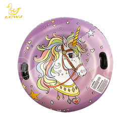 Unicorn Donut Dinosaur Sled Blow Up Sport Lourd Travail Sled Tube de neige