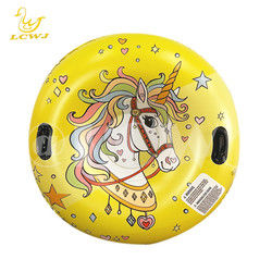 Unicorn Donut Dinosaur Sled Blow Up Sport Lourd Travail Sled Tube de neige