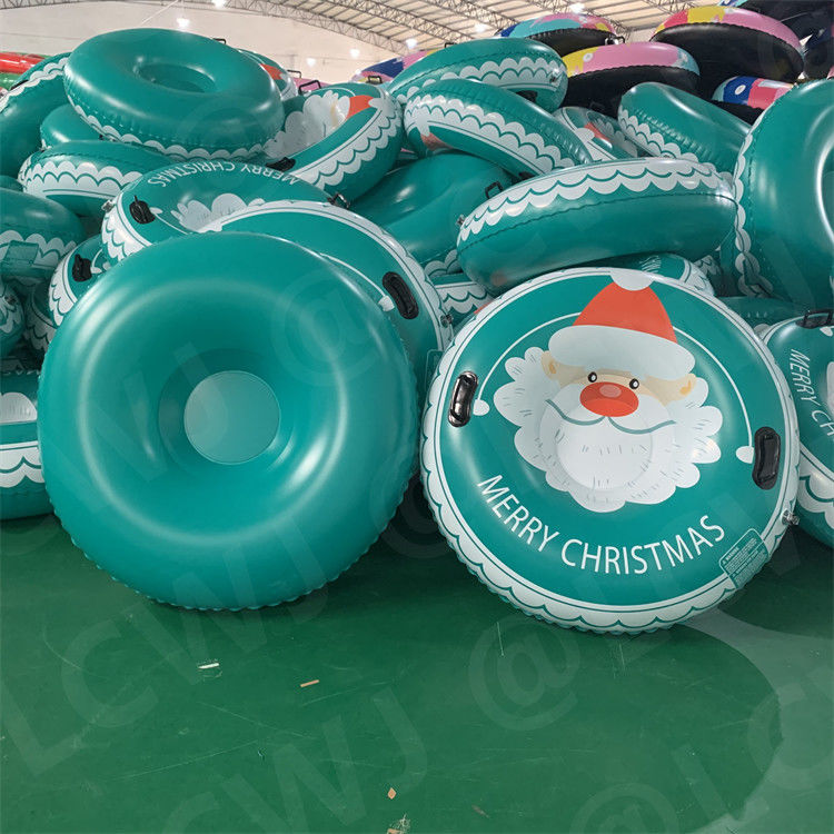 Pneus gonflables de 300 kg à remorquer, traîneau de neige de Noël, traîneau lourd, tube de traîneau en PVC, 0,6 mm