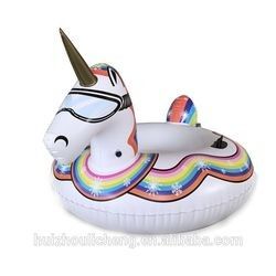 Jouets de neige gonflables en PVC pour l'hiver 190cm Air Unicorn Traîneau de neige pour adultes