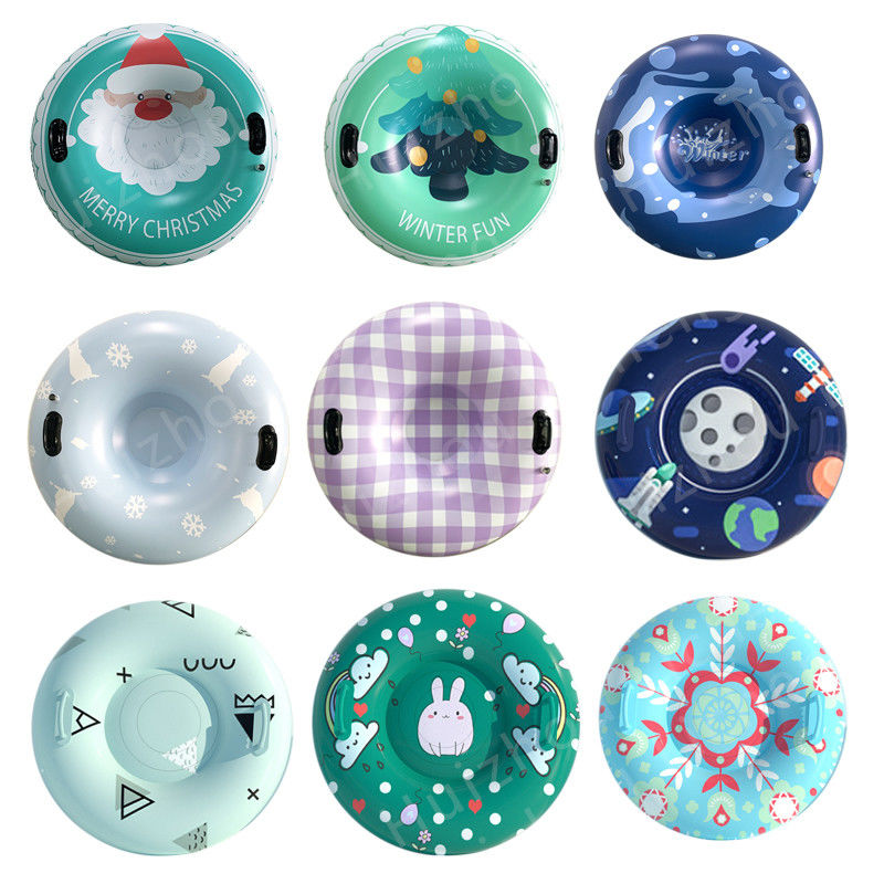 Ski gonflable en forme de hibou Jouets de neige secs pour adultes Tubes de neige pour adultes Traîneau de neige lourd