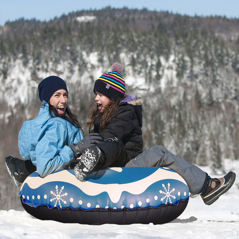 Traîneau lourd Tubes de neige pour adultes Tubes d'air pour neige Jouets amusants pour enfants en hiver