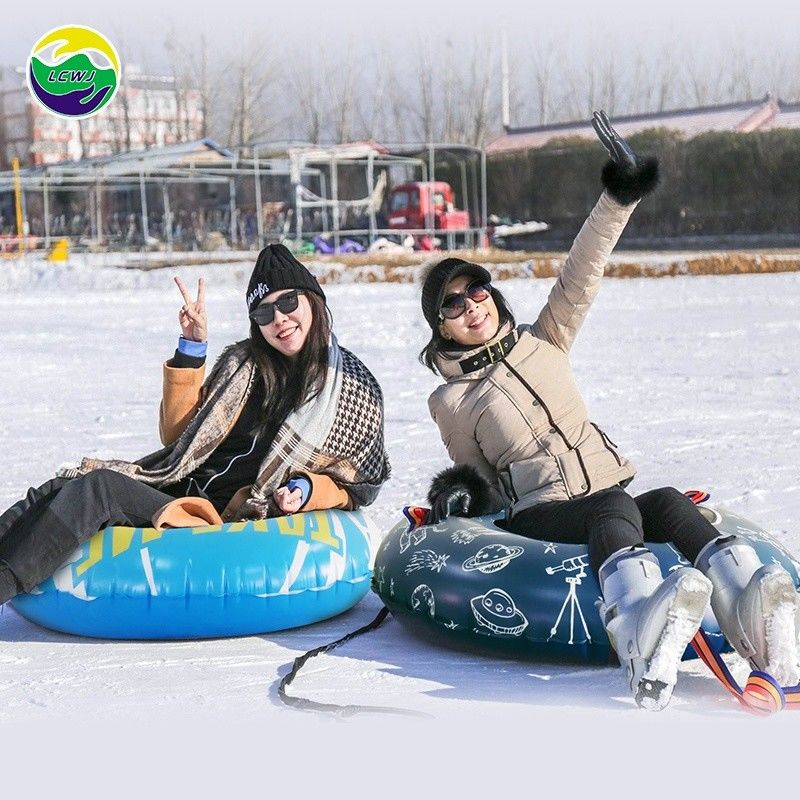 OVNI espace gonflable jouets de neige remorque tube gonflable pour traîneau jouets d'hiver 47in