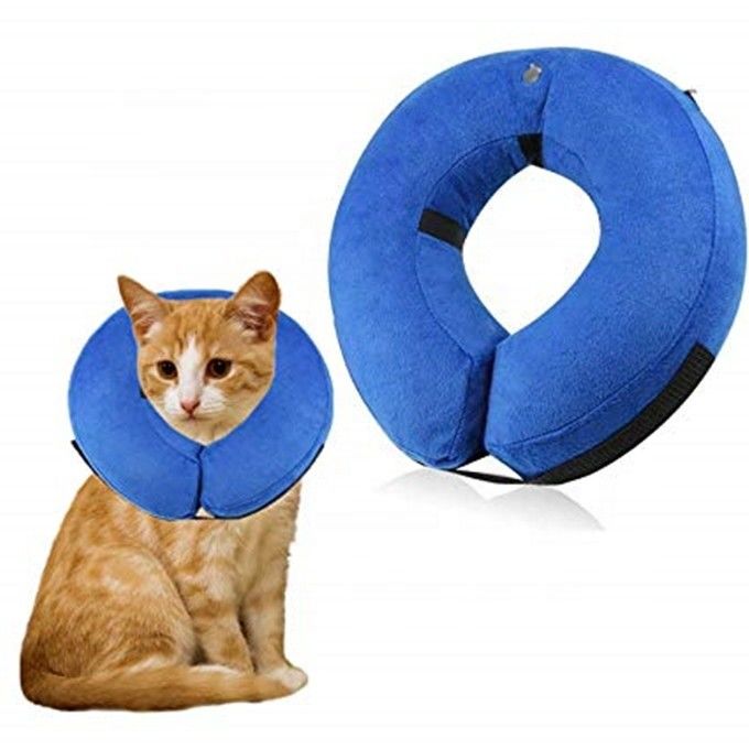 Collier gonflable pour animaux de compagnie de taille personnalisée Collier de récupération doux pour chats