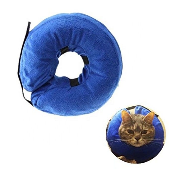 Collier gonflable pour animaux de compagnie de taille personnalisée Collier de récupération doux pour chats