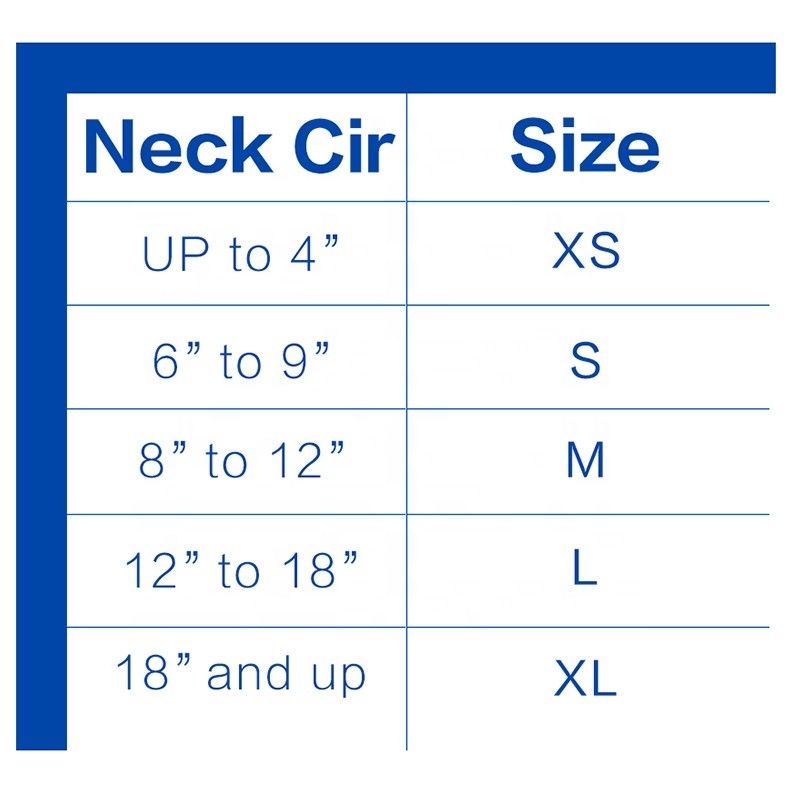 Collier gonflable pour animaux de compagnie de taille personnalisée Collier de récupération doux pour chats