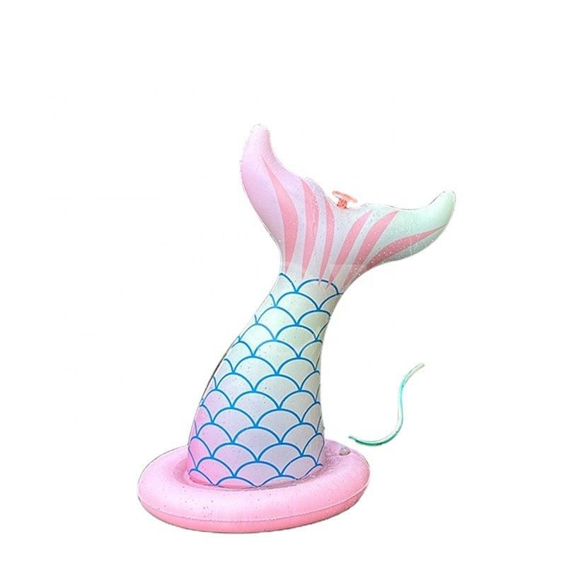 LC Sirène Jouets d'eau pour garçons filles Jeux d'été en plein air arrière-cour Faire exploser Spray Toy Sprinkler gonflable d'eau pour les enfants